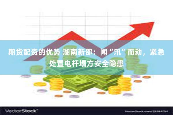 期货配资的优势 湖南新邵:闻“汛”而动,紧急处置电杆塌方安全隐患