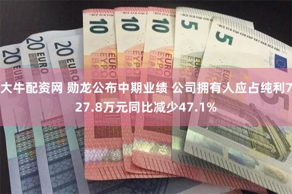 大牛配资网 勋龙公布中期业绩 公司拥有人应占纯利727.8万元同比减少47.1%