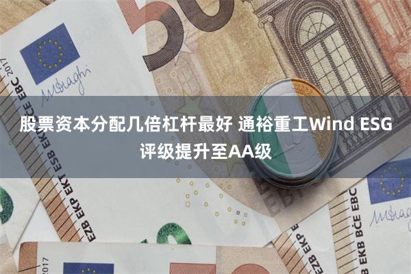 股票资本分配几倍杠杆最好 通裕重工Wind ESG评级提升至AA级